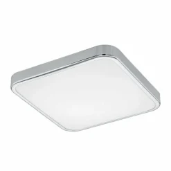 Luminaires Eglo Plafonnier Eglo MANILVA 1 LED Chrome, 1 lumière* Éclairage Led