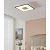 Luminaires Eglo Plafonnier Eglo MARMORATA LED Noir, Blanc, 2 lumières* Éclairage Led