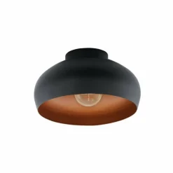 Luminaires Eglo Plafonnier Eglo MOGANO Noir, 1 lumière* Plafonniers