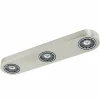 Luminaires Eglo Plafonnier Eglo Montale LED Nickel mat, 3 lumières* Éclairage Led