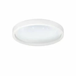 Luminaires Eglo Plafonnier Eglo MONTEMORELOS-Z LED Blanc, 1 lumière, Changeur de couleurs