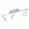 Luminaires Eglo Plafonnier Eglo NAUDELLA LED Chrome, 3 lumières* Éclairage Led