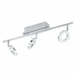 Luminaires Eglo Plafonnier Eglo NAUDELLA LED Chrome, 3 lumières* Éclairage Led