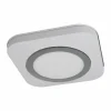 Luminaires Eglo Plafonnier Eglo OLMOS LED Chrome, Blanc, 1 lumière* Éclairage Led