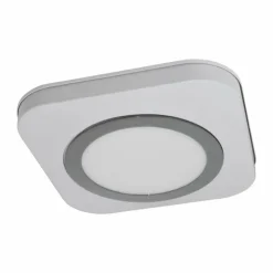 Luminaires Eglo Plafonnier Eglo OLMOS LED Chrome, Blanc, 1 lumière* Éclairage Led