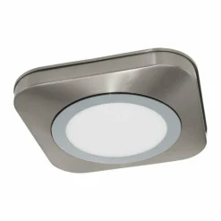 Luminaires Eglo Plafonnier Eglo OLMOS LED Chrome, Nickel mat, 1 lumière* Éclairage Led