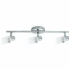 Luminaires Eglo Plafonnier Eglo ORVIETO LED Chrome, 3 lumières