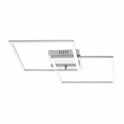 Luminaires Eglo Plafonnier Eglo PALMAVES LED Nickel mat, Argenté, 1 lumière* Éclairage Led
