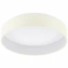 Lampes En Tissu-Luminaires Eglo Plafonnier Eglo PALOMARO LED Blanc, 1 lumière