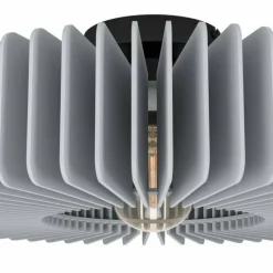 Luminaires Eglo Plafonnier Eglo PALOMBAIA Noir, 1 lumière* Plafonniers