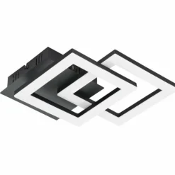 Luminaires Eglo Plafonnier Eglo PARANDAY-Z LED Noir, 1 lumière