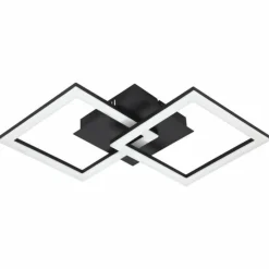 Luminaires Eglo Plafonnier Eglo PARANDAY-Z LED Noir, 1 lumière