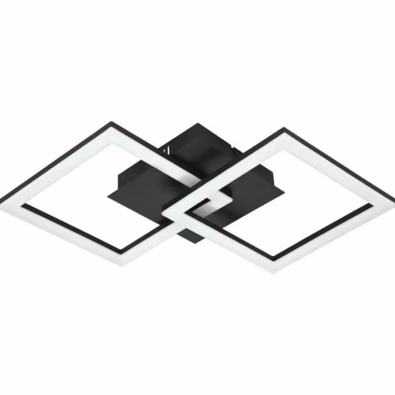 Luminaires Eglo Plafonnier Eglo PARANDAY-Z LED Noir, 1 lumière