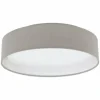 Lampes En Tissu-Luminaires Eglo Plafonnier Eglo PASTERI LED Blanc, 1 lumière