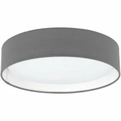 Lampes En Tissu-Luminaires Eglo Plafonnier Eglo PASTERI LED Blanc, 1 lumière