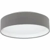 Lampes En Tissu-Luminaires Eglo Plafonnier Eglo PASTERI LED Blanc, 1 lumière