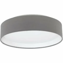 Lampes En Tissu-Luminaires Eglo Plafonnier Eglo PASTERI LED Blanc, 1 lumière