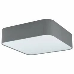Lampes En Tissu-Luminaires Eglo Plafonnier Eglo PASTERI SQUARE Blanc, 5 lumières