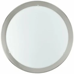 Luminaires Eglo Plafonnier Eglo PLANET LED Nickel mat, 1 lumière