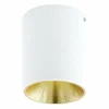 Lampes Dorées-Luminaires Eglo Plafonnier Eglo POLASSO LED Or, Blanc, 1 lumière