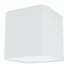 Lampes En Tissu-Luminaires Eglo Plafonnier Eglo POSADERRA Blanc, 1 lumière