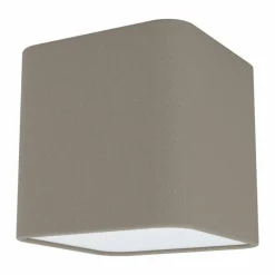 Lampes En Tissu-Luminaires Eglo Plafonnier Eglo POSADERRA Blanc, 1 lumière