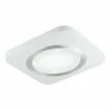 Luminaires Eglo Plafonnier Eglo PUYO-S LED Nickel mat, Blanc, 1 lumière* Éclairage Led