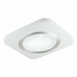Luminaires Eglo Plafonnier Eglo PUYO-S LED Nickel mat, Blanc, 1 lumière* Éclairage Led