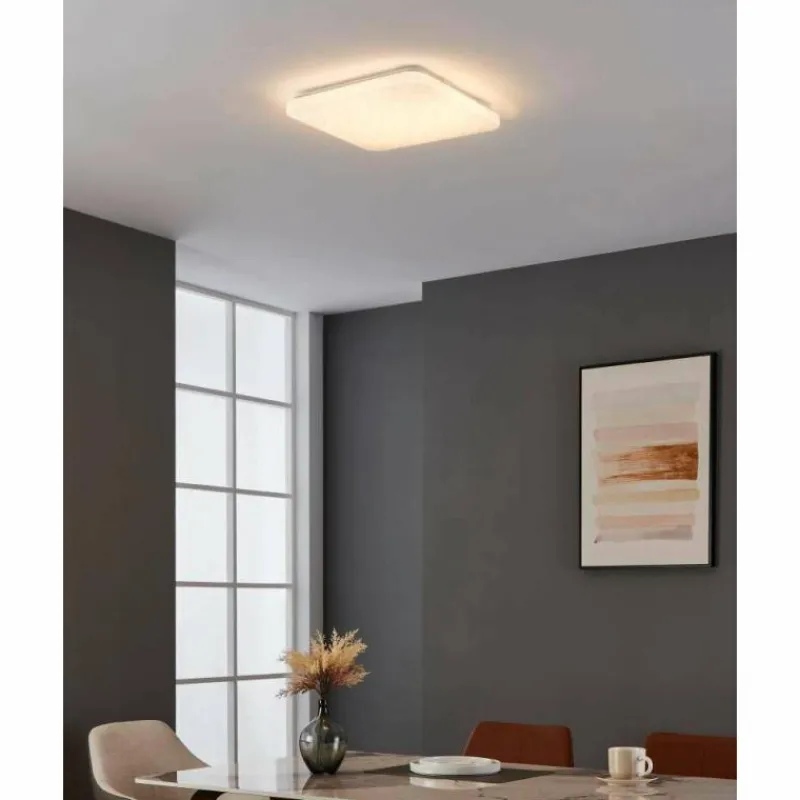 Luminaires Eglo Plafonnier Eglo RENDE LED Blanc, 1 lumière* Éclairage Led