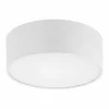 Lampes En Tissu-Luminaires Eglo Plafonnier Eglo REVILLA Blanc, 1 lumière