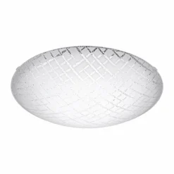 Luminaires Eglo Plafonnier Eglo RICONTO 1 LED Blanc, 1 lumière