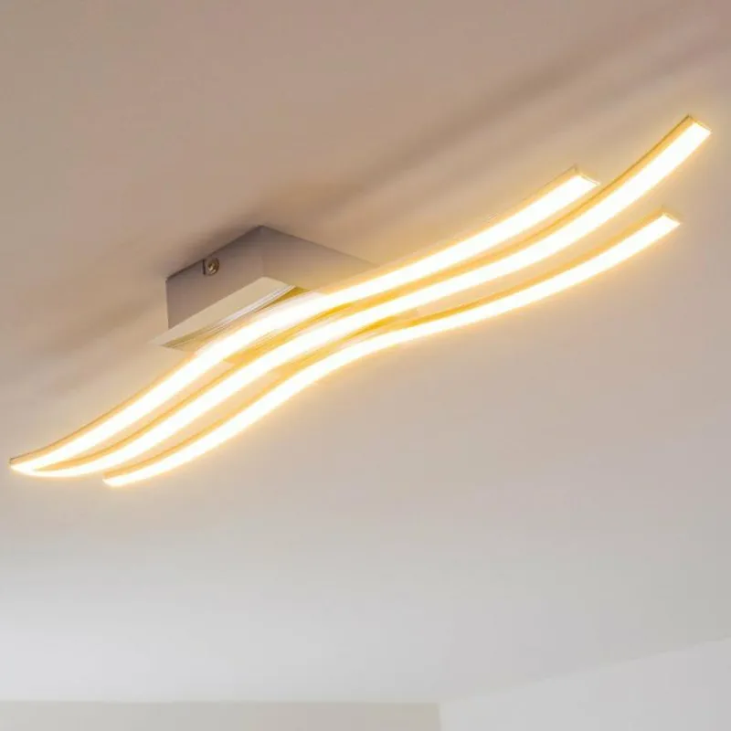 hofstein Plafonnier Eglo Roncade LED Chrome, 3 lumières