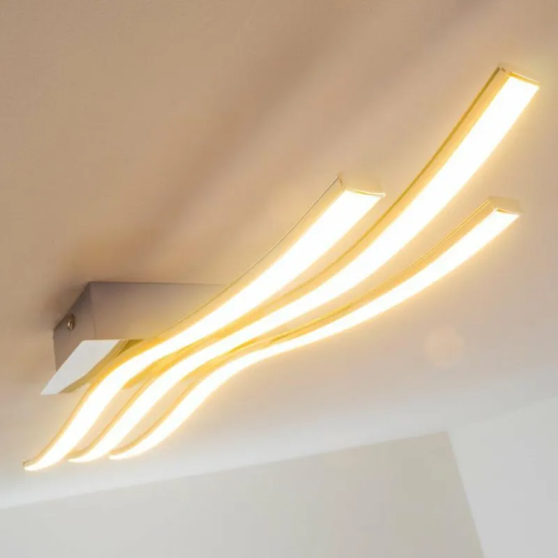 hofstein Plafonnier Eglo Roncade LED Chrome, 3 lumières