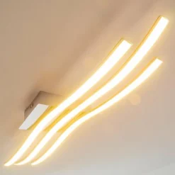 hofstein Plafonnier Eglo Roncade LED Chrome, 3 lumières