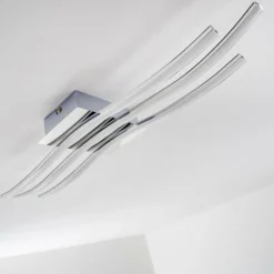 hofstein Plafonnier Eglo Roncade LED Chrome, 3 lumières