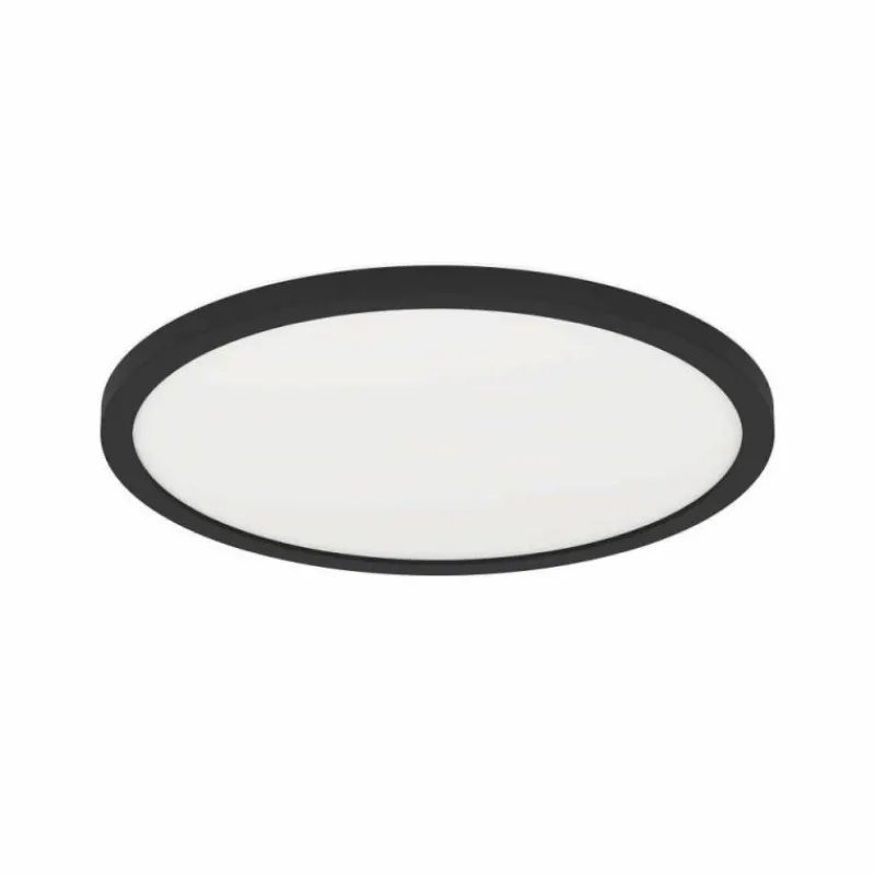 Luminaires Eglo Plafonnier Eglo ROVITO-Z LED Noir, 1 lumière, Changeur de couleurs