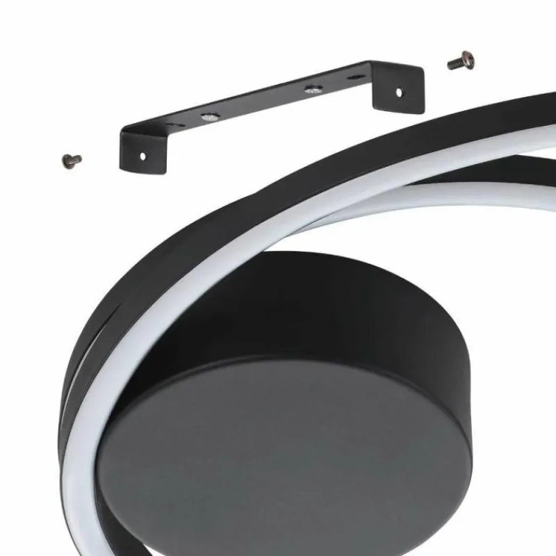 Luminaires Eglo Plafonnier Eglo RUOTALE LED Noir, 1 lumière* Éclairage Led