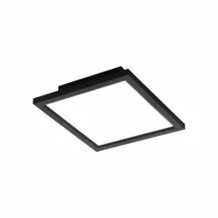 Luminaires Eglo Plafonnier Eglo SALOBRENA LED Noir, 1 lumière, Changeur de couleurs