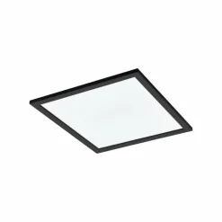 Luminaires Eglo Plafonnier Eglo SALOBRENA LED Noir, 1 lumière, Changeur de couleurs