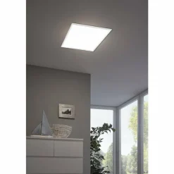 Luminaires Eglo Plafonnier Eglo SALOBRENA-C LED Blanc, 1 lumière, Télécommandes, Changeur de couleurs