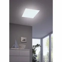 Luminaires Eglo Plafonnier Eglo SALOBRENA-C LED Blanc, 1 lumière, Télécommandes, Changeur de couleurs