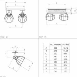 Lampes Industrielles-Luminaires Eglo Plafonnier Eglo SAMBATELLO Laiton, Noir, 2 lumières