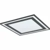Luminaires Eglo Plafonnier Eglo SAVATARILA LED Noir, 1 lumière* Éclairage Led