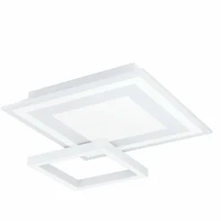 Luminaires Eglo Plafonnier Eglo SAVATARILA-Z LED Blanc, 8 lumières, Changeur de couleurs