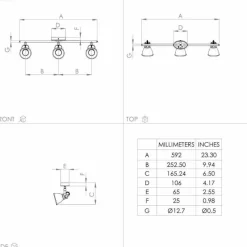 Lampes Dorées-Luminaires Eglo Plafonnier Eglo SERAS LED Or, Laiton, 3 lumières