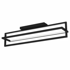 Luminaires Eglo Plafonnier Eglo SIBERIA LED Noir, 1 lumière, Télécommandes* Éclairage Led