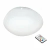 Luminaires Eglo Plafonnier Eglo SILERAS LED Blanc, 1 lumière, Télécommandes* Éclairage Led