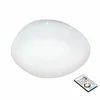 Luminaires Eglo Plafonnier Eglo SILERAS-Z LED Blanc, 3 lumières, Changeur de couleurs