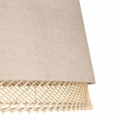 Style Boho-Chic-Luminaires Eglo Plafonnier Eglo TABLEY Noir, 1 lumière