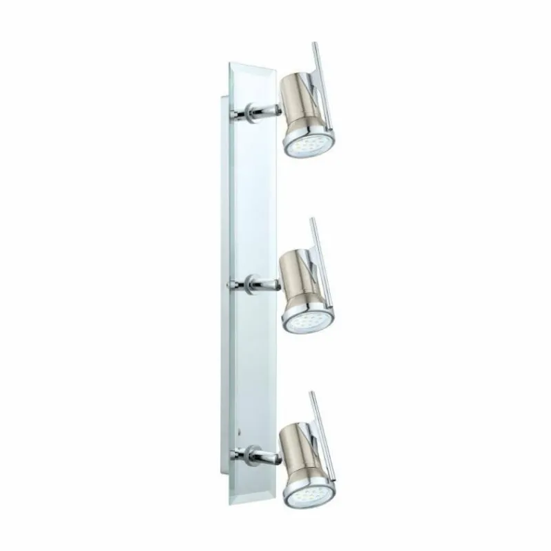 Luminaires Eglo Plafonnier Eglo TAMARA LED Chrome, Nickel mat, 3 lumières